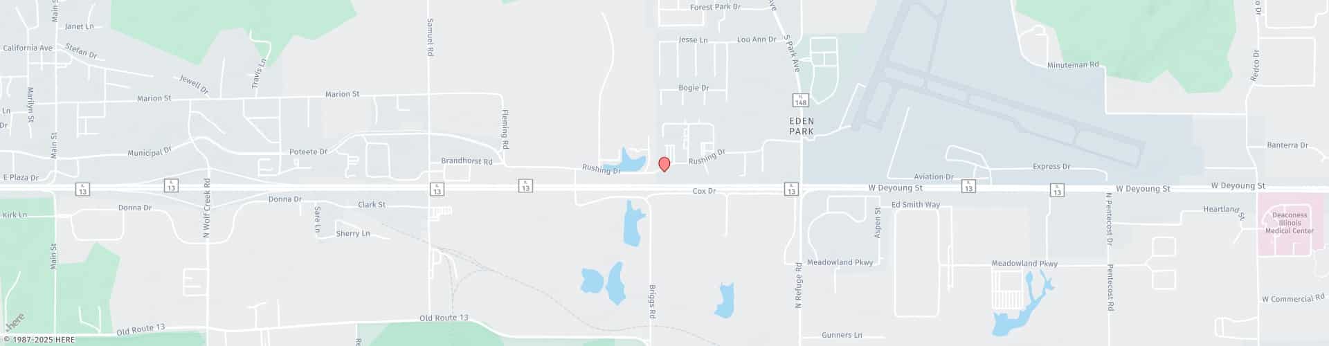 Location Map: 504 Rushing Dr. Herrin, IL 62948